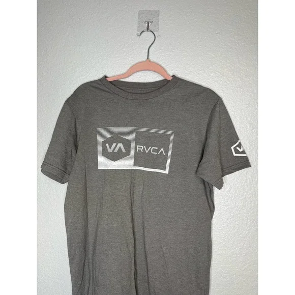 RVCA Gray Graphic T-Shirt - Picture 3 of 6